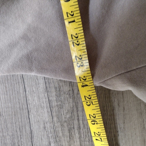 CC Filson Heavy Knit Pullover Hoodie Sweatshirt Tan Men’s Size Small Flaws. Hole - Picture 11 of 12